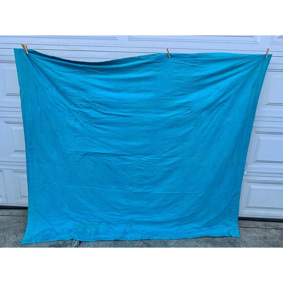 STRIKING 1940's- 1950's ZIGZAG MULTICOLOR ANTIQUE PATCHWORK QUILT - Picture 8 of 8